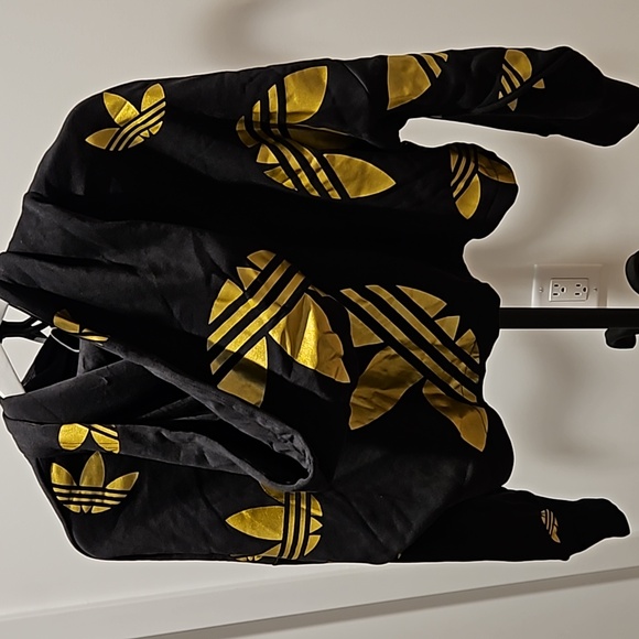 BNWT Adidas Originals Cropped Hoodie Size S - Picture 6 of 8